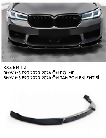 BMW M5 F90 2020-2024  ÖN TAMPON EKLENTİSİ