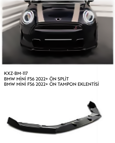 BMW MİNİ F56 2022+  ÖN TAMPON EKLENTİSİ