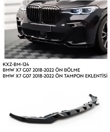 BMW X7 G07 2018-2022 ÖN TAMPON EKLENTİSİ