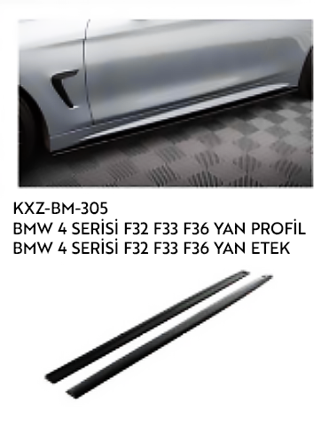 BMW 4 SERİSİ F32/33/36 YAN ETEKLER