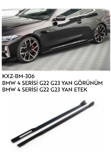 BMW 4 SERİSİ G22/23 YAN ETEKLER