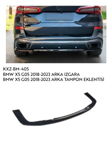 BMW X5 G05 2018-2023 ARKA TAMPON EKLENTİSİ