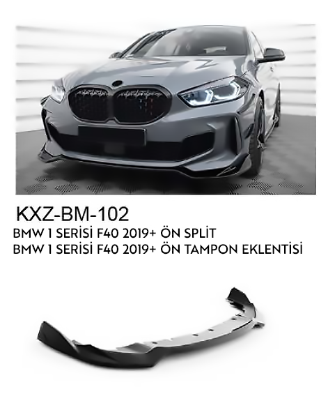 BMW 1 SERİES F40 2019+ ÖN TAMPON EKLENTİSİ