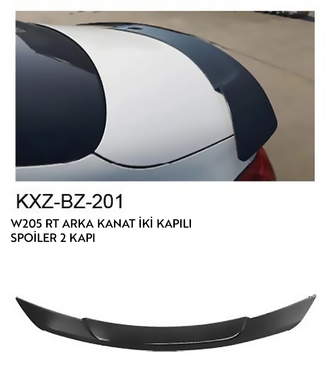 MERCEDES-BENZ W205 RT ARKA KANAT
