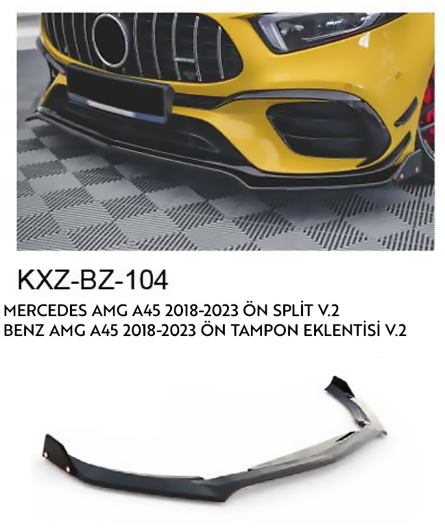 MERCEDES-BENZ AMG A45 2018-2023 ÖN SPLİT V.2