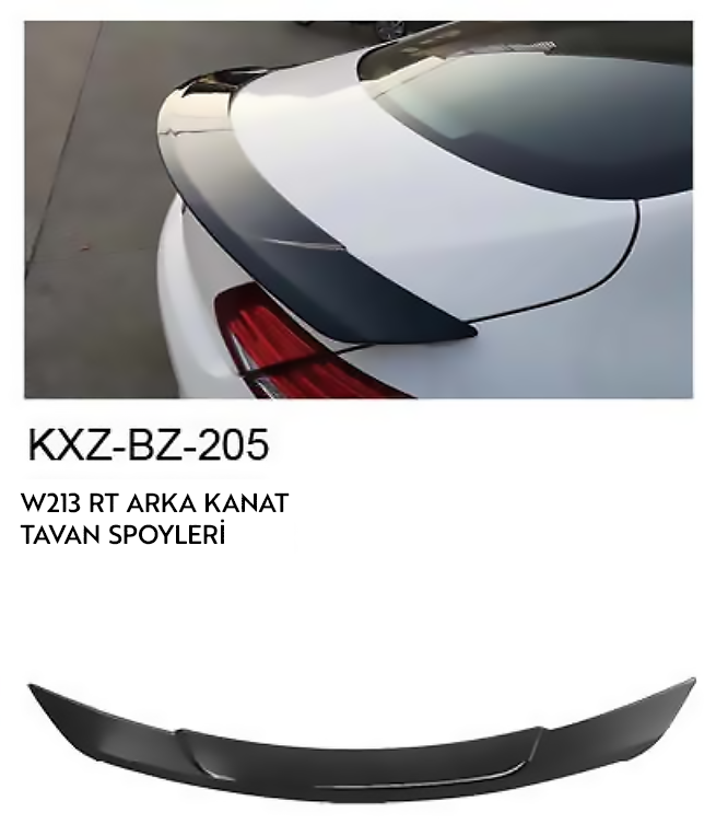 MERCEDES-BENZ W213 RT TAVAN SPOİLERİ
