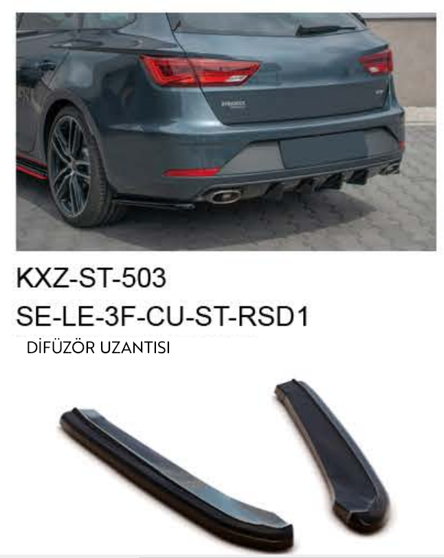 SEAT LEON DİFÜZÖR UZANTISI