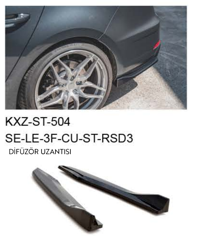 SEAT LEON DİFÜZÖR UZANTISI