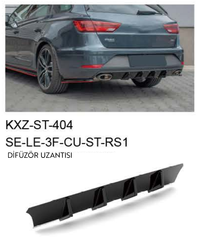 SEAT LEON DİFÜZÖR UZANTISI