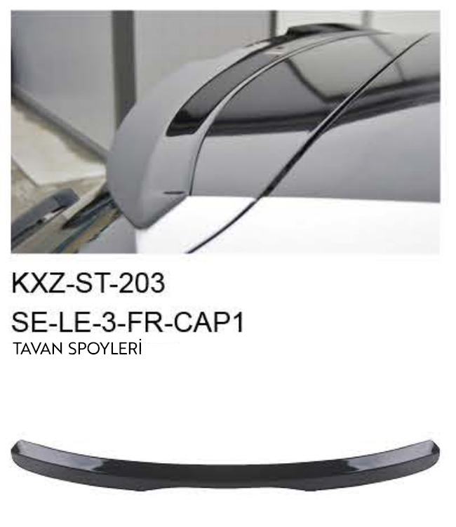 SEAT LEON 3-FR-CAP1 TAVAN SPOİLERİ