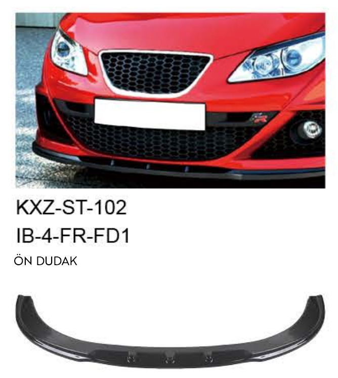 SEAT IBIZA ÖN DUDAK