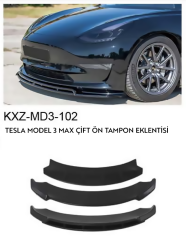 TESLA MODEL 3 MAX ÇİFT ÖN TAMPON EKLENTİSİ