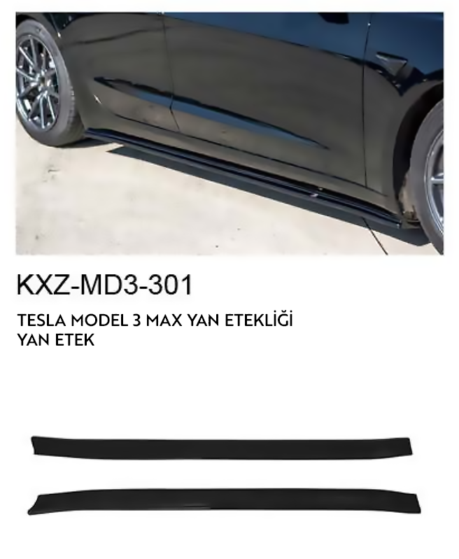 TESLA MODEL 3 MAX YAN ETEK