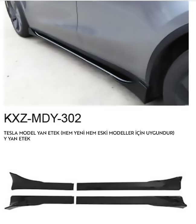 TESLA MODEL Y YAN ETEKLER