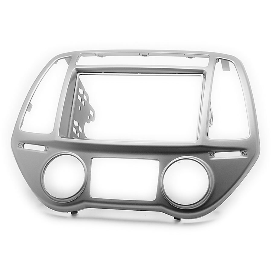 HYUNDAI i-20 2012-2014 7 INC Teyp Çerçevesi Gümüş Renk 11-393