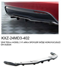 YENİ TESLA MODEL 3 V.1 ARKA SPOİLERİ (KÖŞE KORUYUCUSUZ)