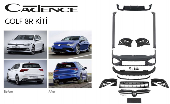 VOLKSWAGEN GOLF 8R BODY KİT