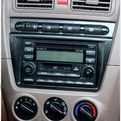 KIA Picanto 2004-2008 7 INC Teyp Çerçevesi  Siyah 11-361
