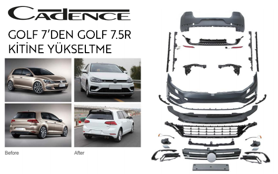 VOLKSWAGEN GOLF 7 UPGRADE GOLF 7.5R BODY KİT