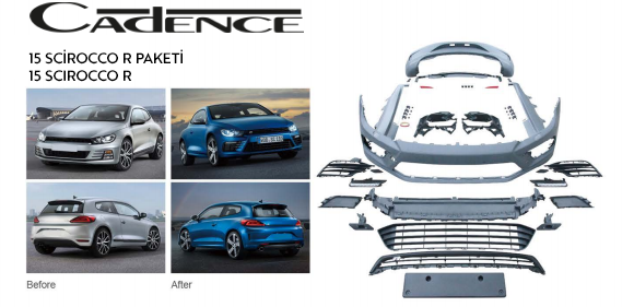 VOLKSWAGEN SCİROCCO R 2015 BODY KİT