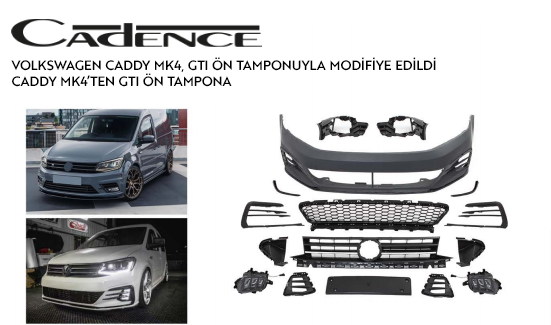 VOLKSWAGEN CADDY MK4 UPGRADE MK4 GTI BODY KIT