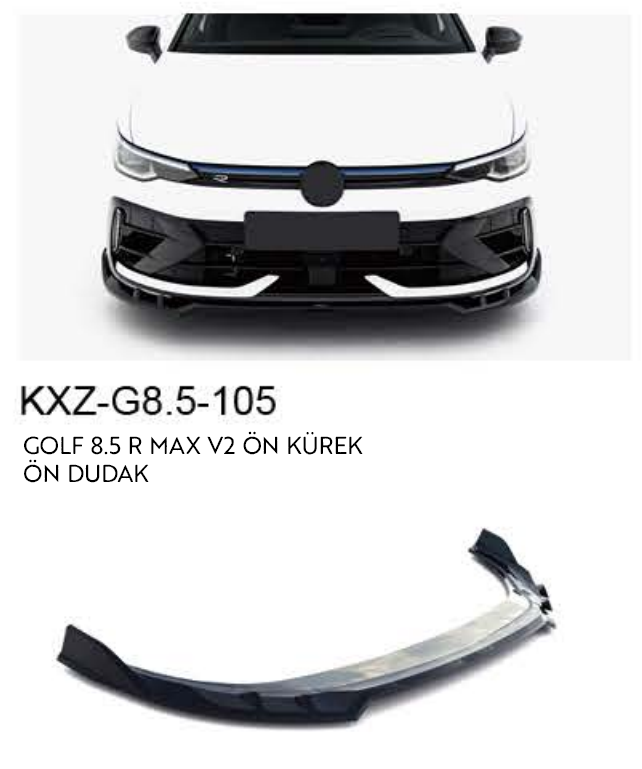 VOLKSWAGEN GOLF 8.5 R-MAX V.2 ÖN DUDAK