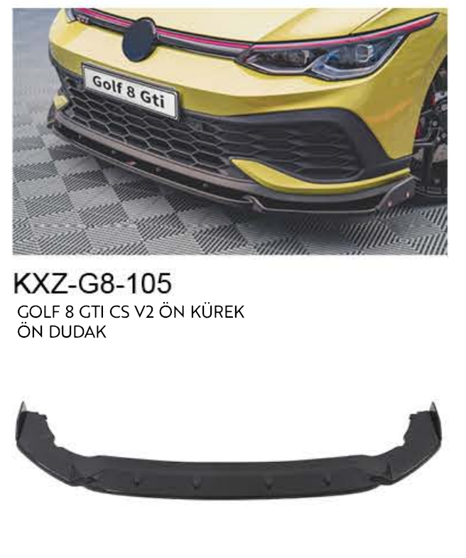 VOLKSWAGEN GOLF 8 GTI CS V.2 ÖN DUDAK