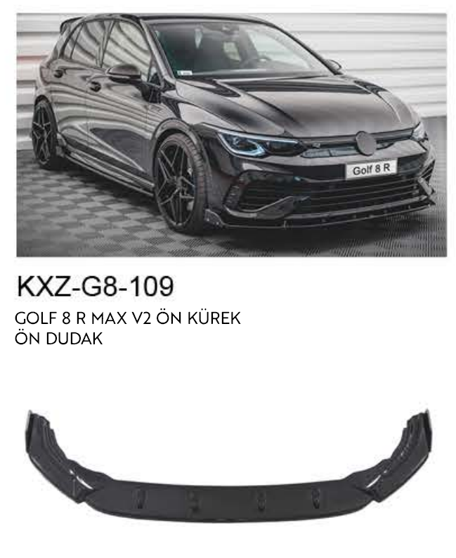 VOLKSWAGEN GOLF 8 R MAX V.2 ÖN DUDAK
