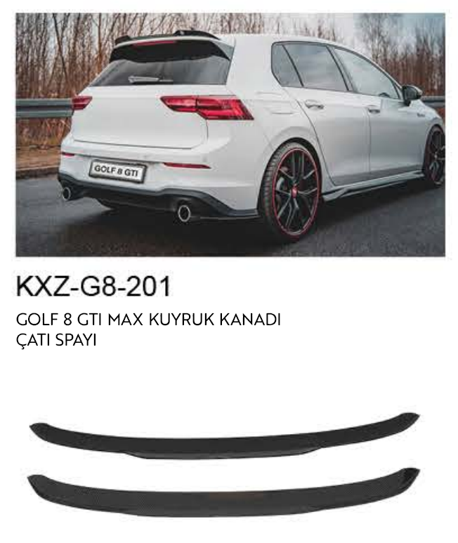 VOLKSWAGEN GOLF 8 GTI MAX KUYRUK KANADI