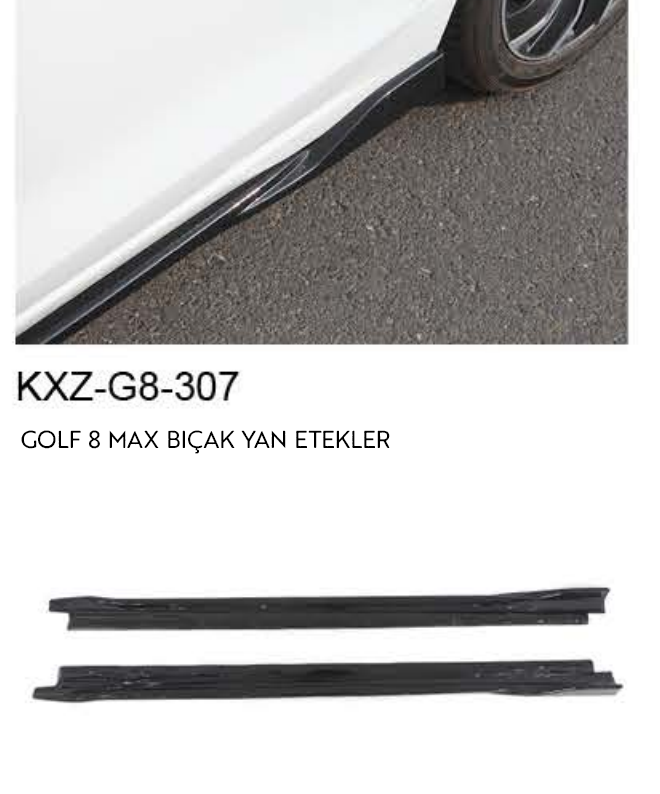 VOLKSWAGEN GOLF 8 MAX BIÇAK YAN ETEKLER