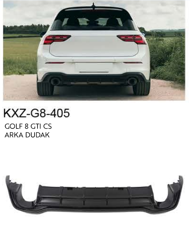VOLKSWAGEN GOLF 8 GTI CS ARKA DUDAK