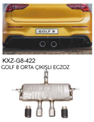 VOLKSWAGEN GOLF 8 ORTA ÇIKIŞLI EGZOZ UCU