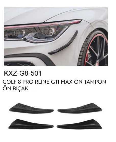 VOLKSWAGEN GOLF 8 PRO R-LİNE GTI MAX ÖN TAMPON