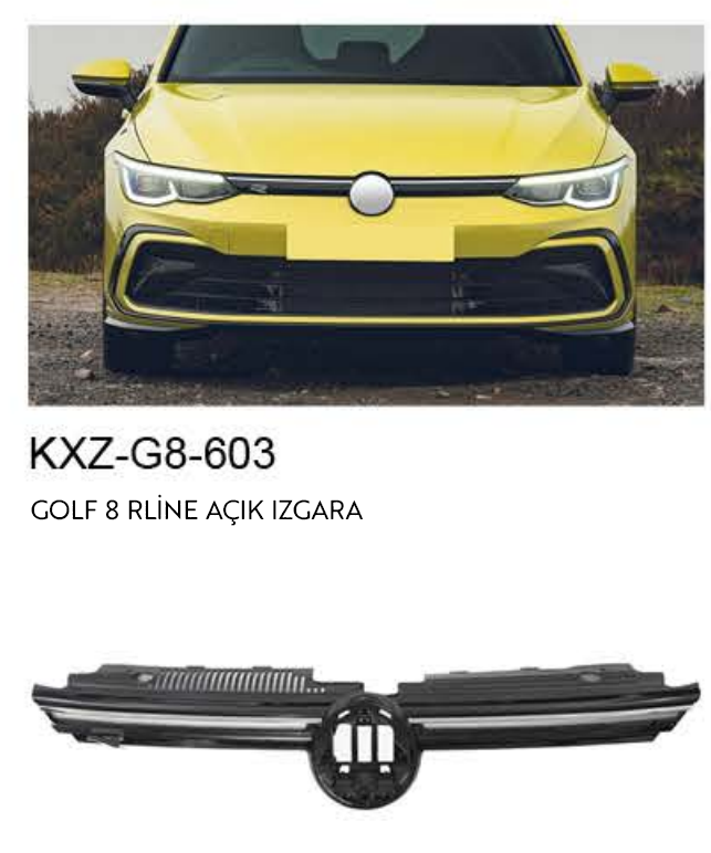 VOLKSWAGEN GOLF 8 R-LINE AÇIK IZGARA