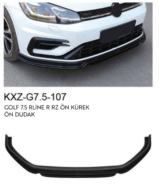 VOLKSWAGEN GOLF 7.5 R-LINE RZ ÖN DUDAK