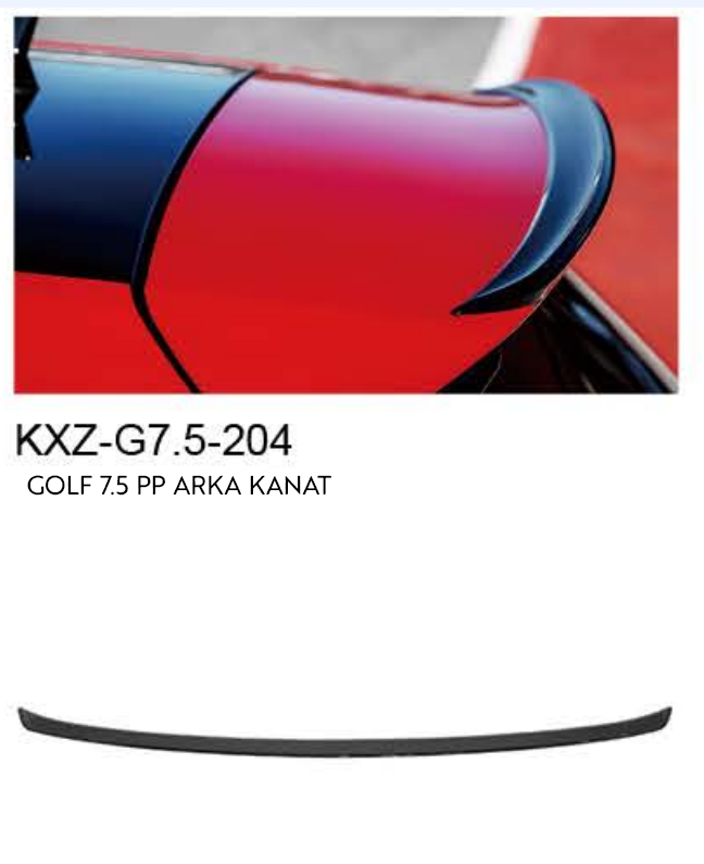 VOLKSWAGEN GOLF 7.5 PP ARKA KANAT