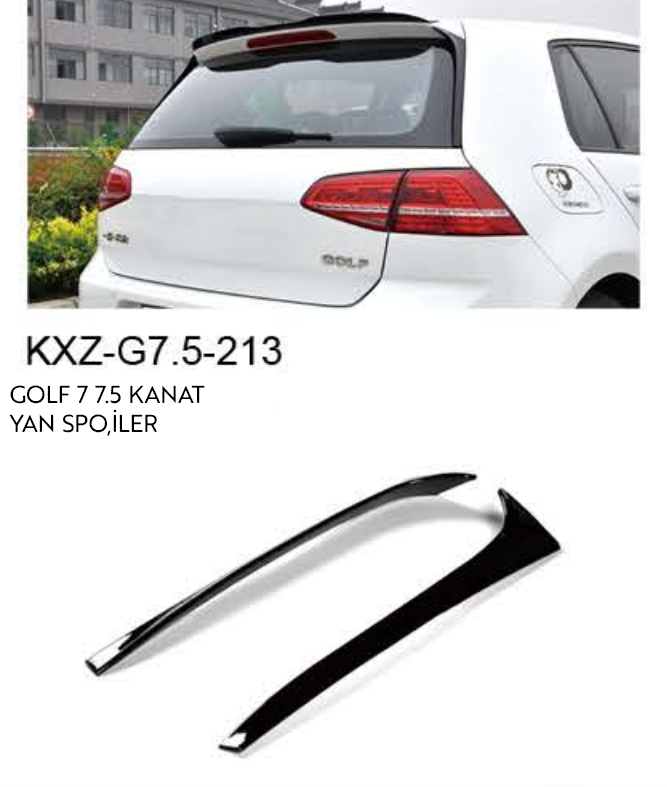 VOLKSWAGEN GOLF 7-7.5 KANAT- YAN SPOİLERİ