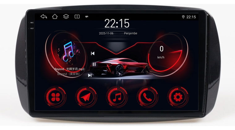 MERCEDES SMART 2016-2018  9'' MULTIMEDYA