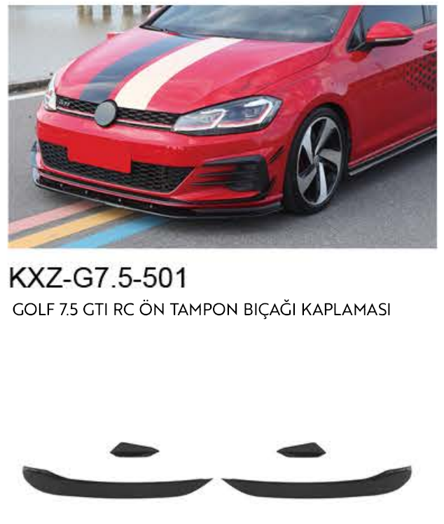 VOLKSWAGEN GOLF 7.5 GTI RC ÖN TAMPON KAPLAMASI