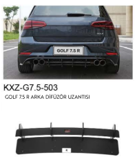 VOLKSWAGEN GOLF 7.5 R ARKA DİFÜZÖR UZANTISI