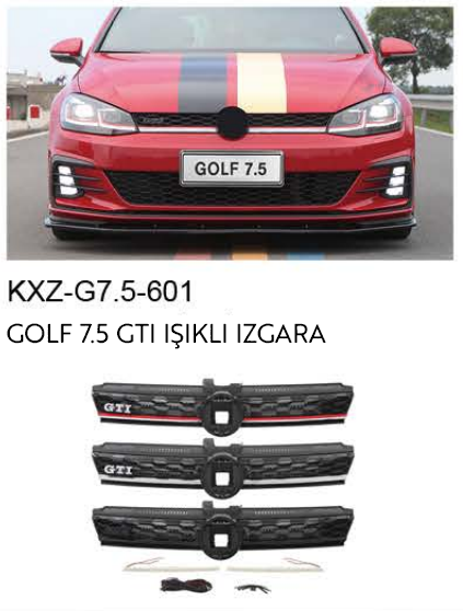 VOLKSWAGEN GOLF 7.5 GTI IŞIKLI IZGARA