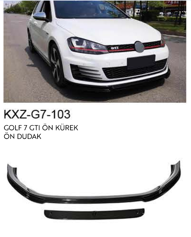 VOLKSWAGEN GOLF 7 GTI ÖN DUDAK