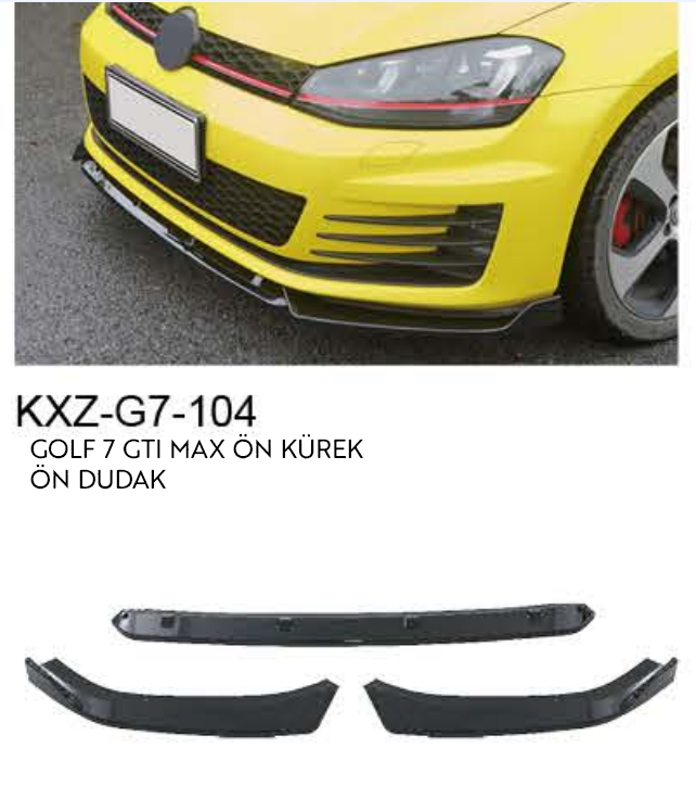 VOLKSWAGEN GOLF 7 GTI MAX ÖN DUDAK