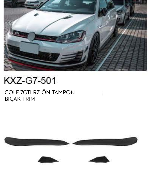 VOLKSWAGEN GOLF 7 GTI RZ ÖN TAMPON