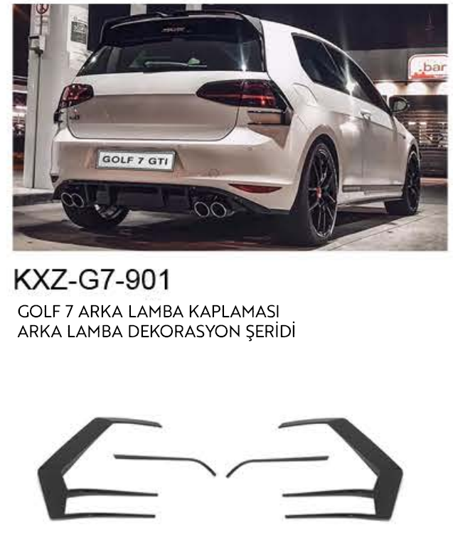 VOLKSWAGEN GOLF 7 ARKA LAMBA ÇERÇEVESİ
