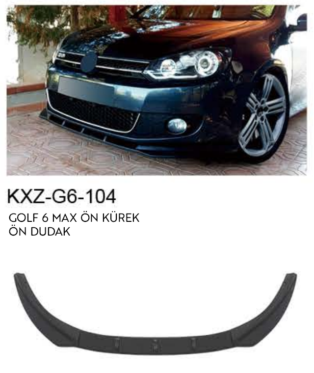 VOLKSWAGEN GOLF 6 MAX ÖN DUDAK