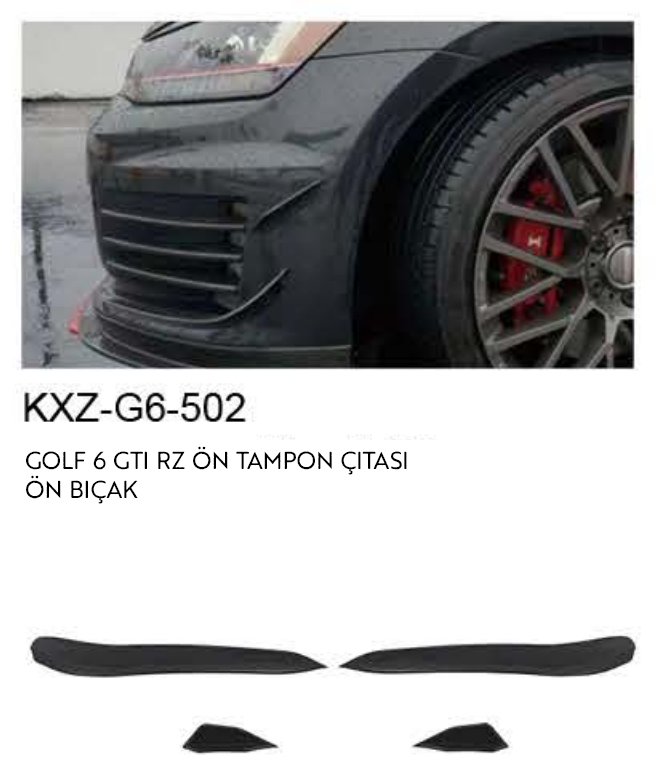 VOLKSWAGEN GOLF 6 GTI RZ ÖN TAMPON ÇITASI