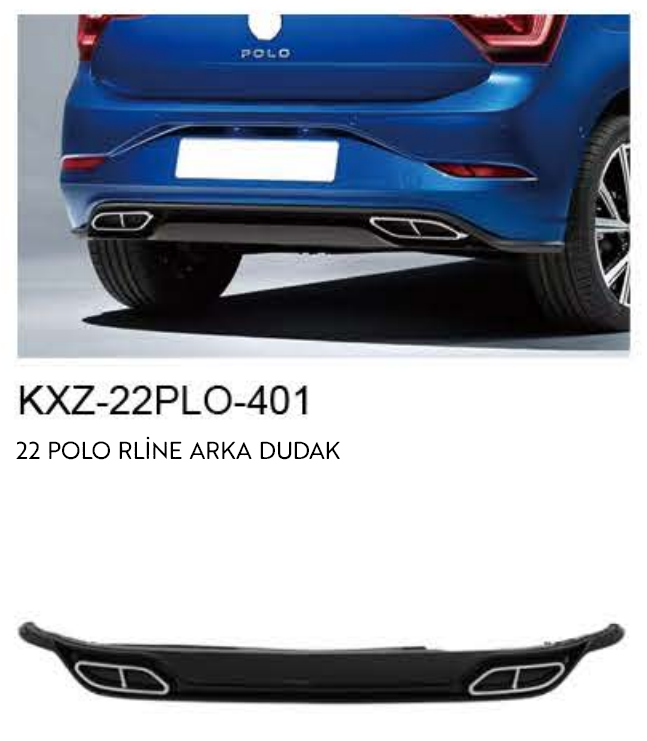 VOLKSWAGEN 2022 POLO R-LINE ARKA DUDAK