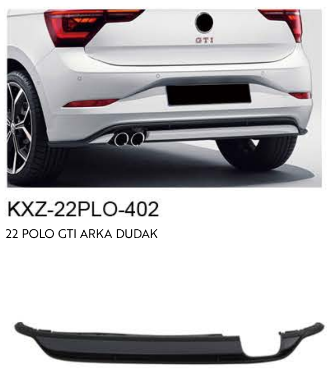 VOLKSWAGEN 2022 POLO GTI ARKA DUDAK
