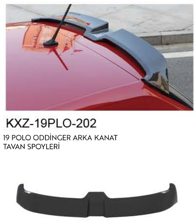 VOLKSWAGEN 2019 POLO ODDİNGER ARKA KANAT